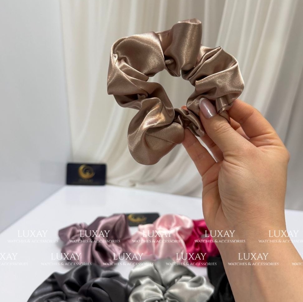 کش مو اسکرانچی رنگی زنانه و دخترانه